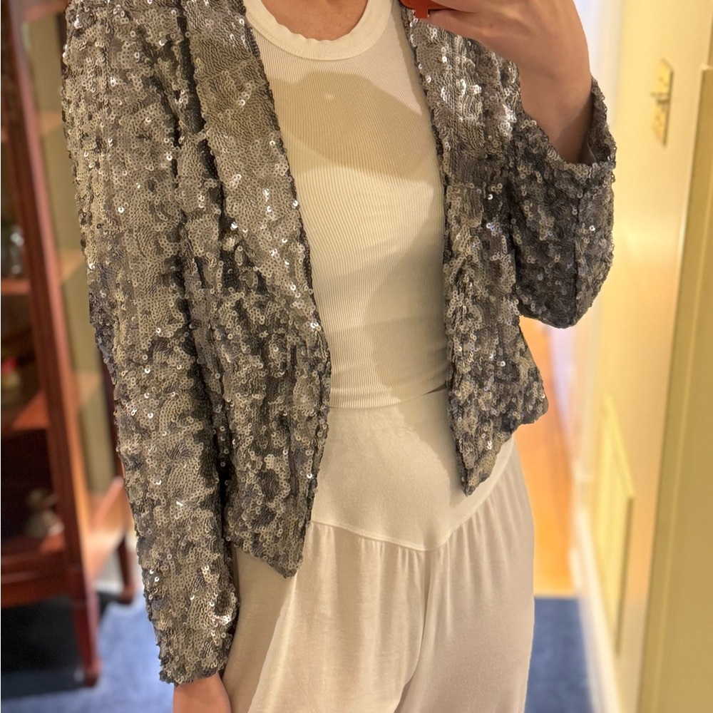 Sequin Blazer Jacket